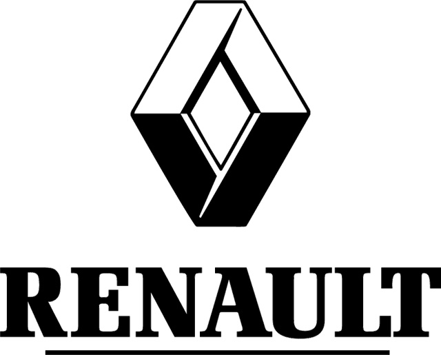 Renault logo iron on paper